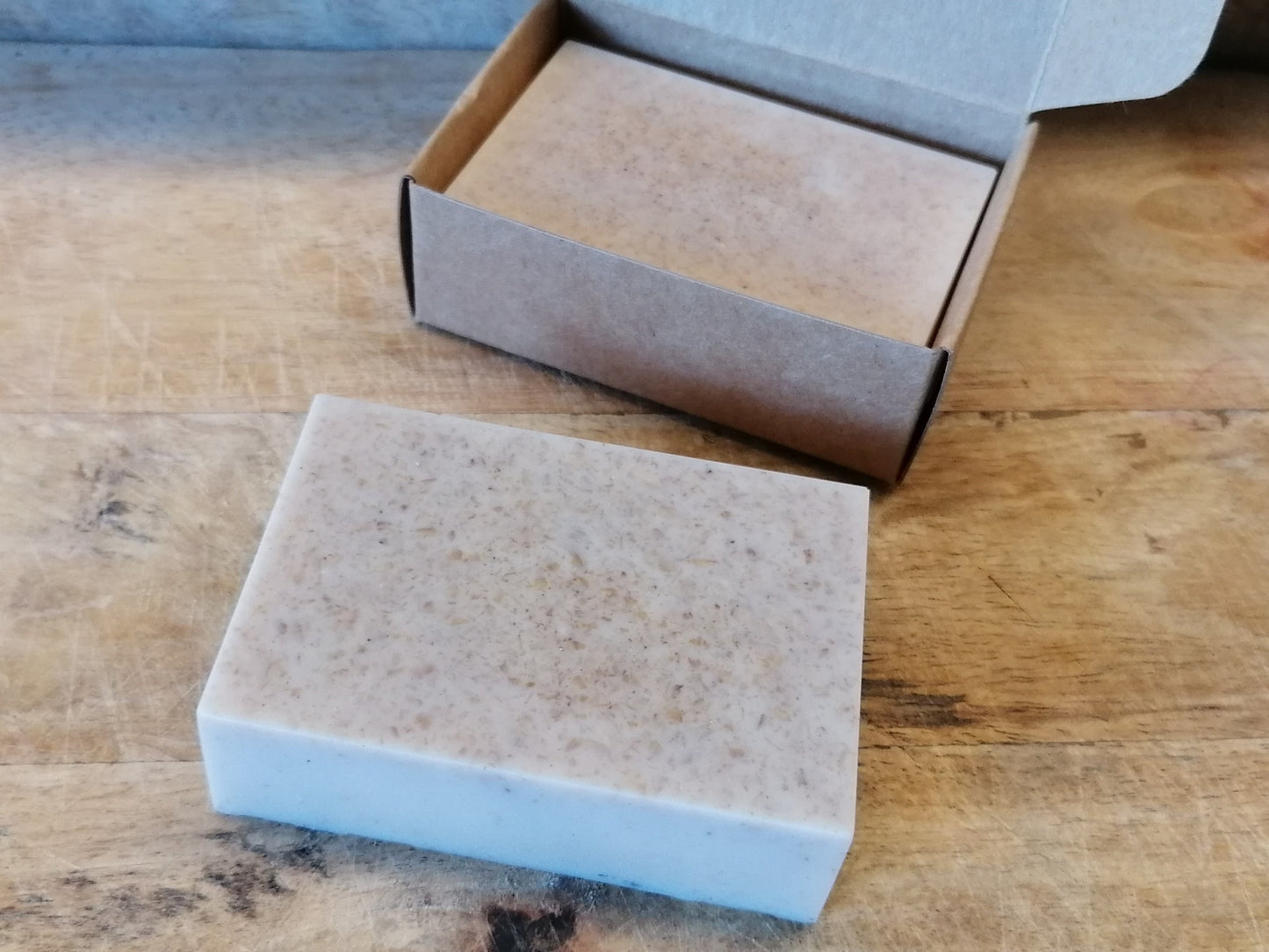 Mandel - Hundeseife - Feste Seife Seife mit Mandel - Seifenstück 100g