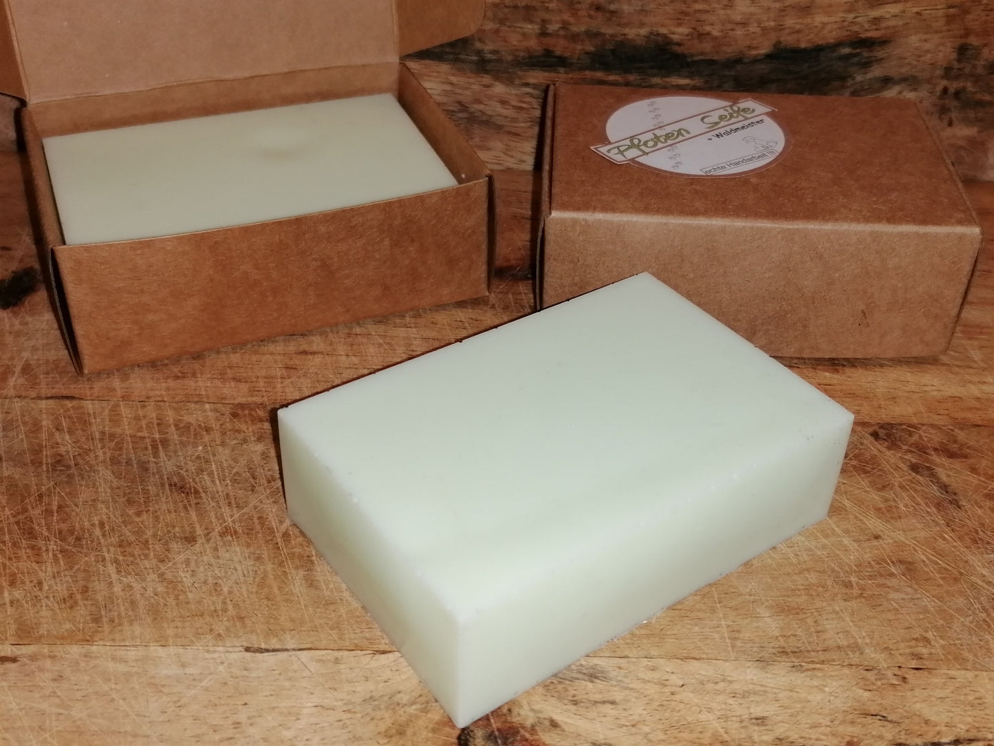 WALDMEISTER - Hundeseife - Feste Seife - Waldmeisterseife - Seifenstück 100g