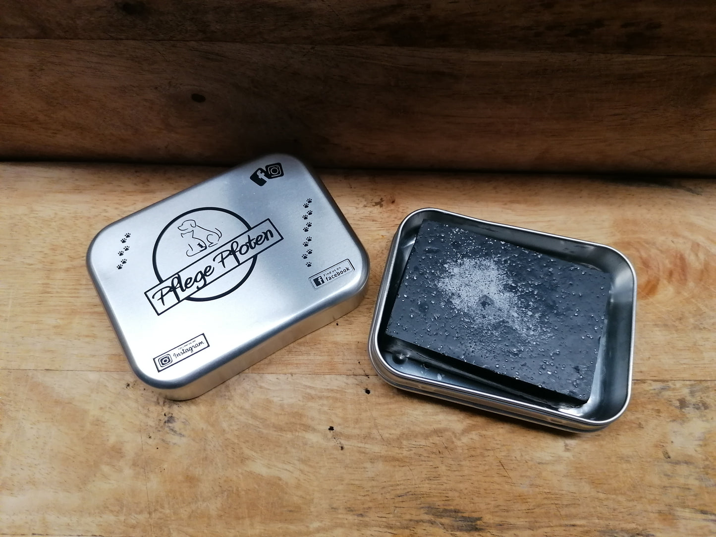 3-teilige Seifendose - Aluminium - Langlebig - mit Abtropfschale