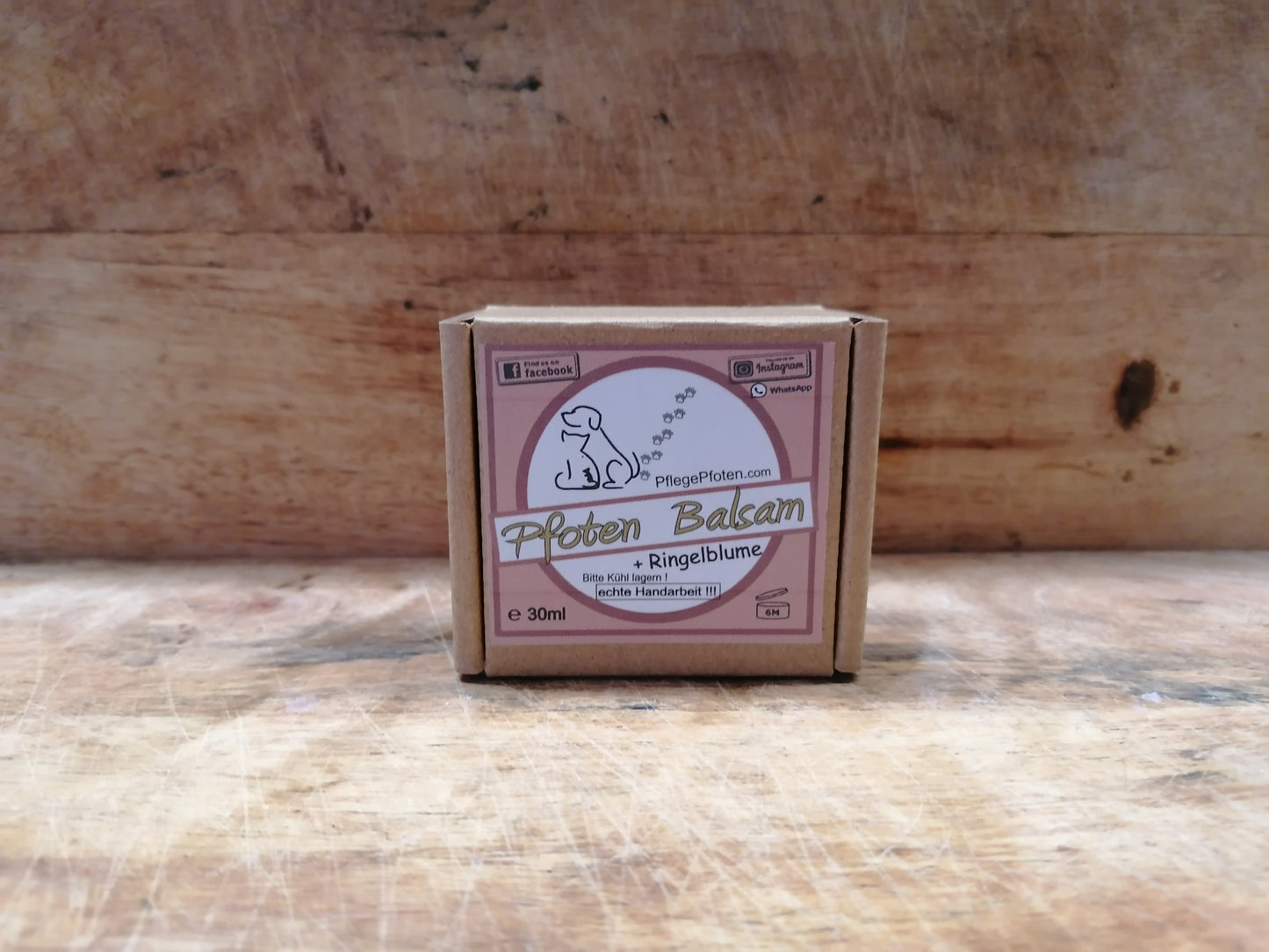 RINGELBLUME - Pfoten Balsam mit getrockneten Ringelblumen für Pfoten und Nasen - 30ml