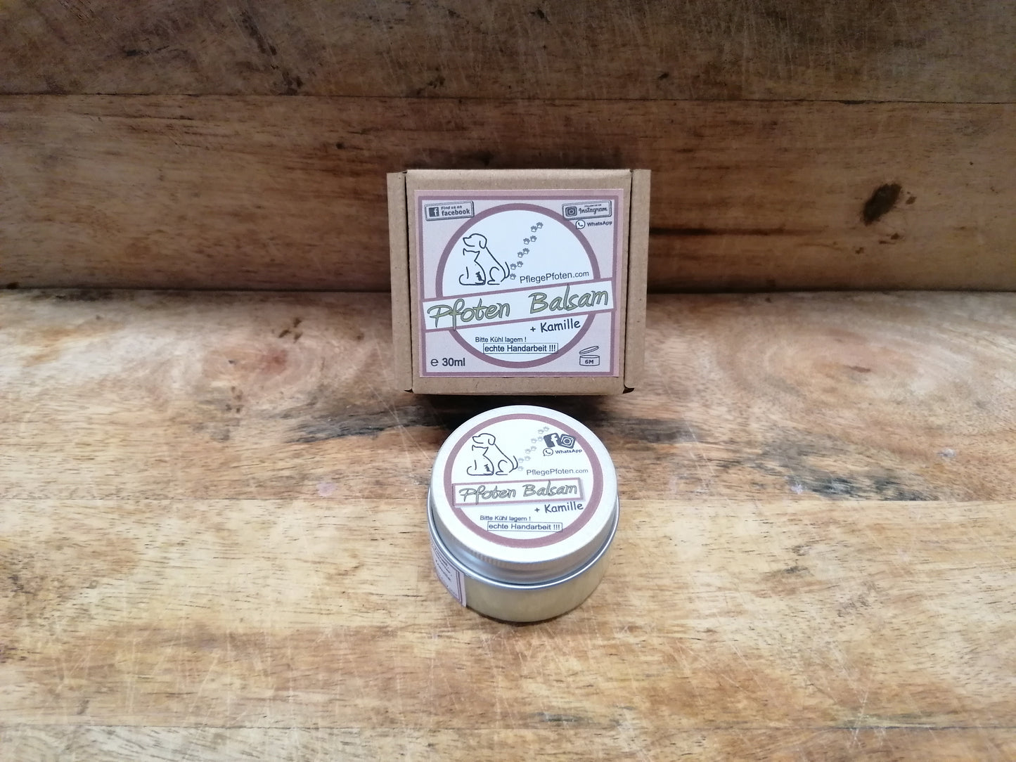 KAMILLE - Pfoten Balsam mit getrockneter Kamille für Pfoten und Nasen - 30ml