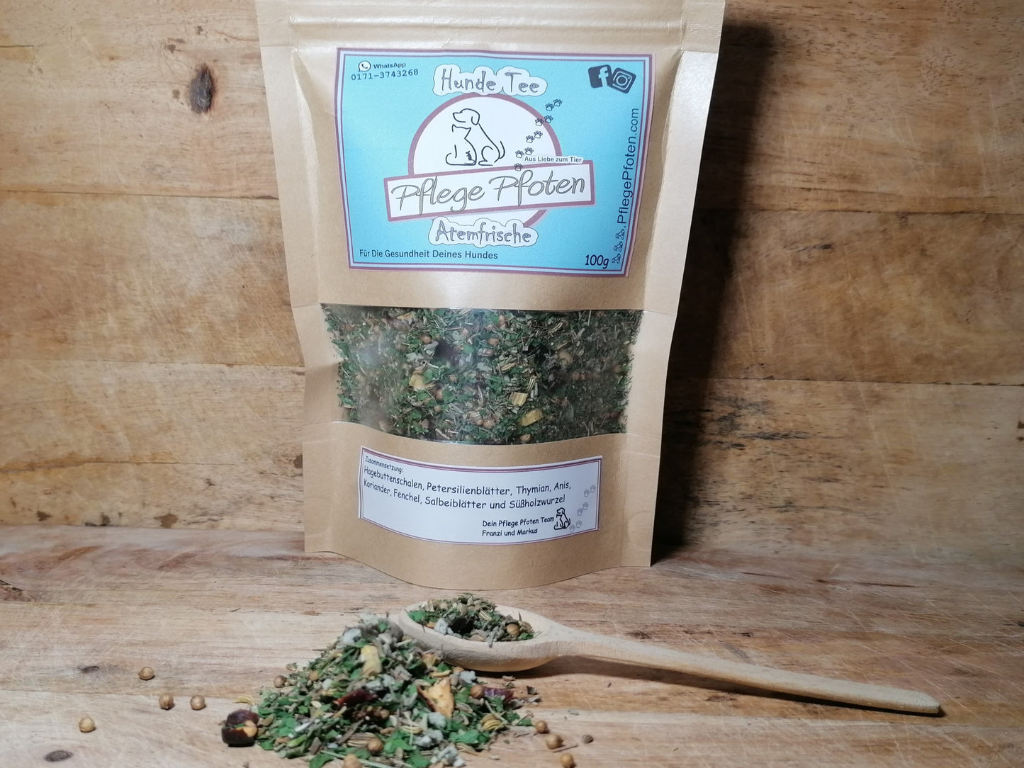 Hundetee - Tee für den Hund - ATEMFRISCH - 100g loser Tee