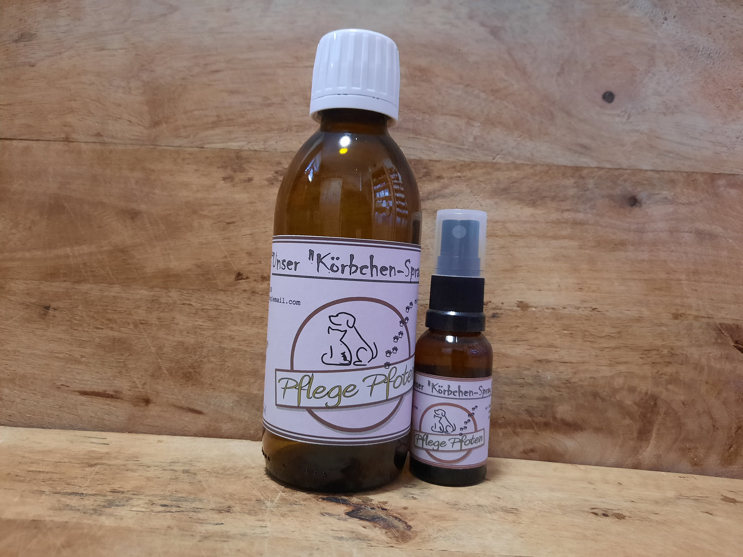 Spray - Körbchenspray - Pflegespray - Lavendelspray - Spray für Hundebett - Nachfüllflasche 200ml + Sprühflasche