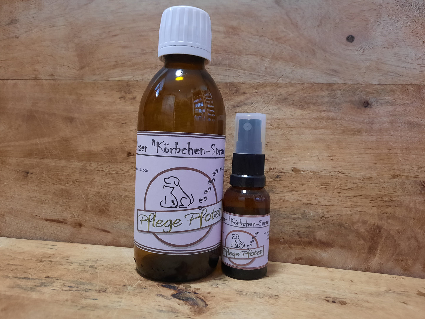 Spray - Körbchenspray - Pflegespray - Lavendelspray - Spray für Hundebett - Nachfüllflasche 200ml + Sprühflasche