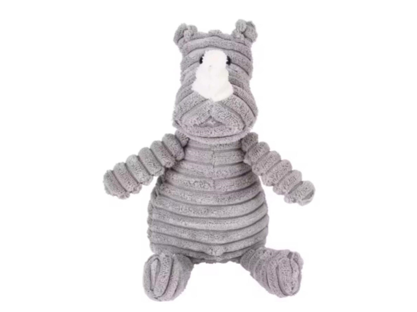 Nashorn - Hundespielzeug - Plüschtier - Quitischi