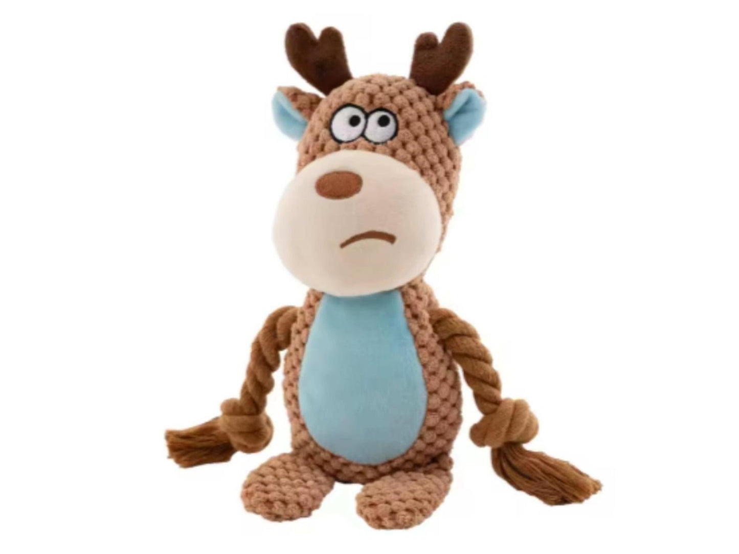 RENTIER - Hundespielzeug - Plüschtier - Quitschi - Weihnachtsgeschenk