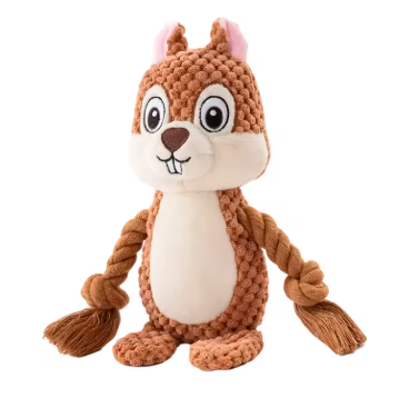 Eichhörnchen - Hundespielzeug - Plüschtier - Quitschi  - Weihnachtsgeschenk