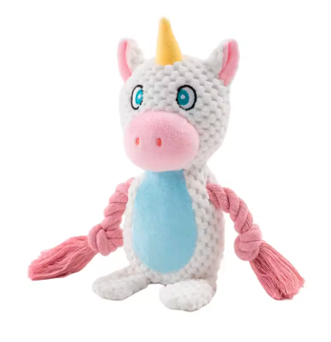 Einhorn- Hundespielzeug - Plüschtier - Quitschi  - Weihnachtsgeschenk