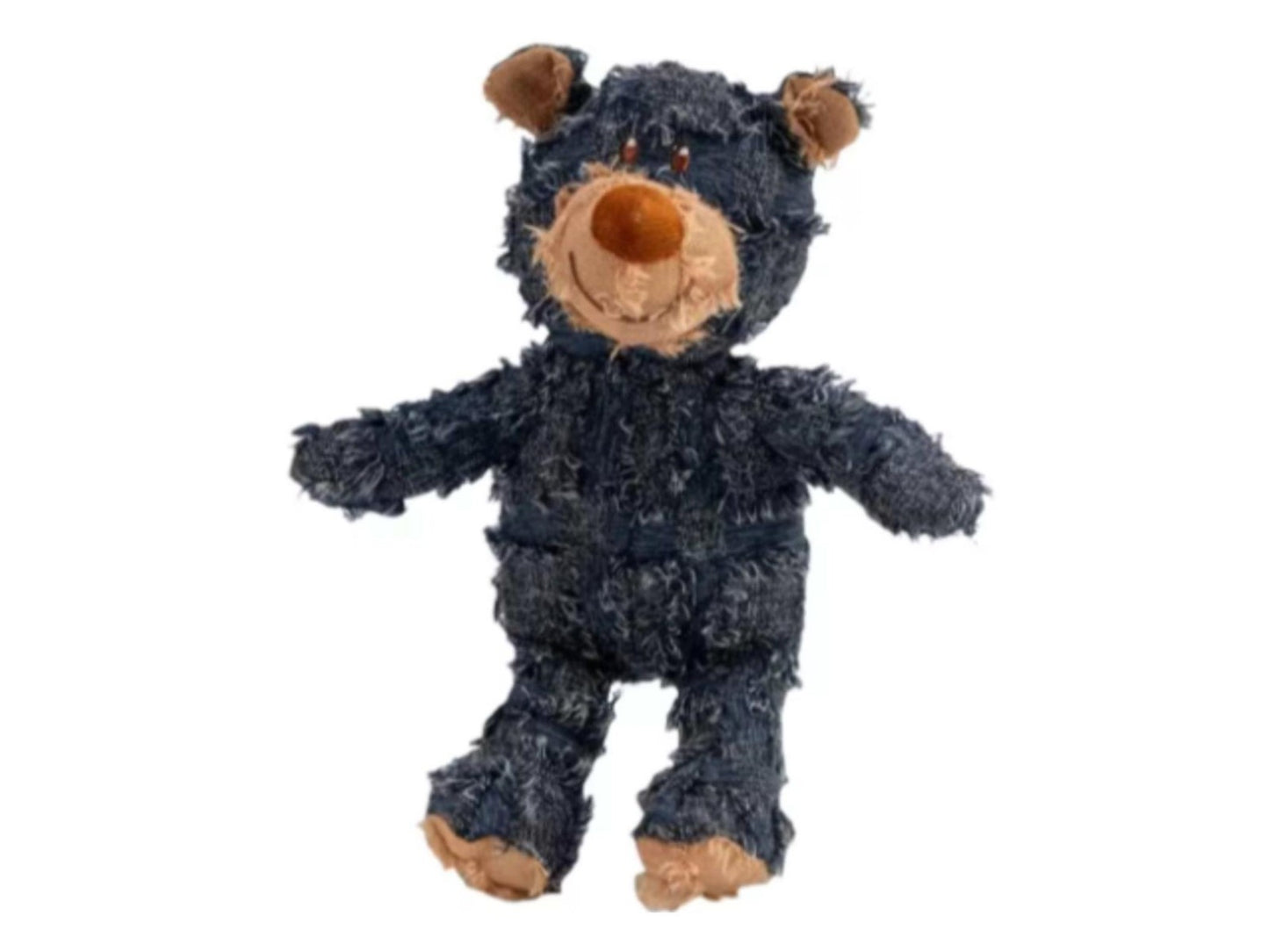 Hundespielzeug - Plüschbär - Patchwork - Dunkel