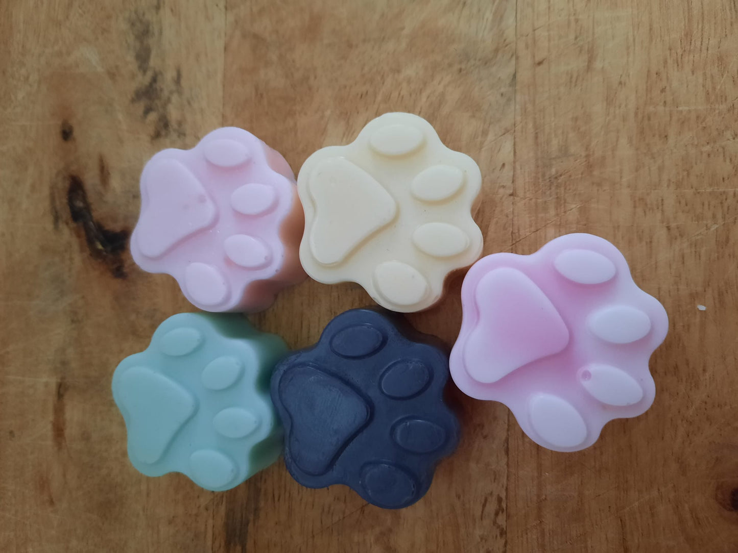 Mini - Pfoten - Seife / 10x MiniPfote - Hundeseife - verschiedene Sorten - Überraschung